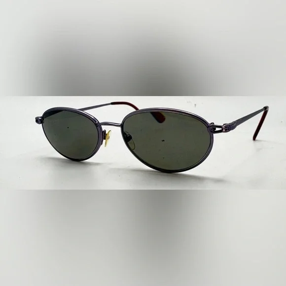 B4411 Purple Oval Sunglasses Frames Only - Picture 2 of 8
